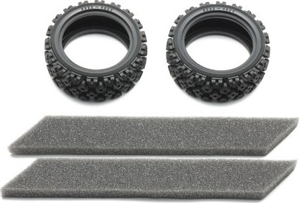 Rally Block Tires (soft/2pcs.) - 54861 - Tamiya