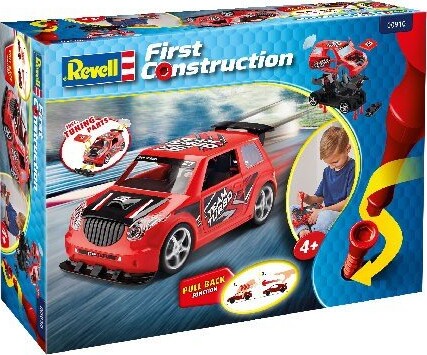 Revell First Construction - Rally Bil - 18 Dele - 18 Cm