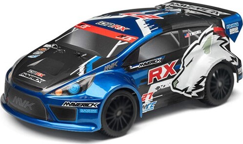 Se Rally Painted Body Blue With Decals (ion Rx) - Mv28070 - Maverick Rc hos Gucca.dk