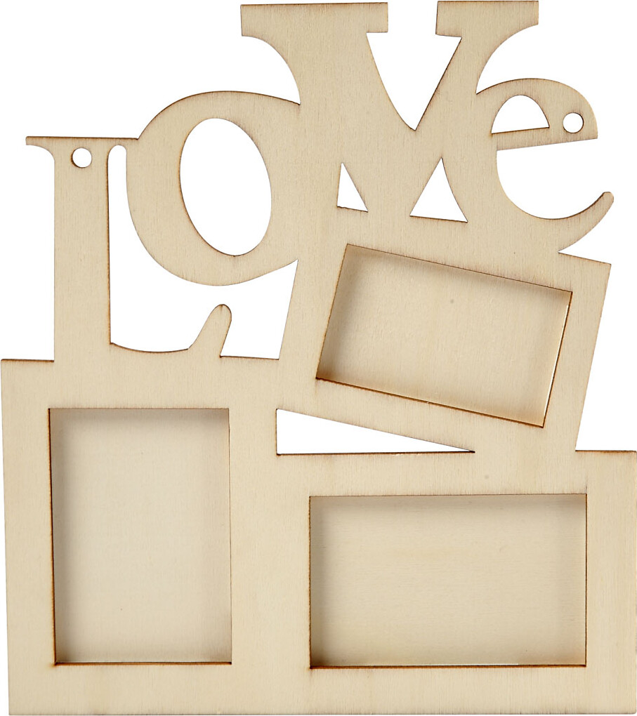 Ramme, str. 19,7x16 cm, tykkelse 7 mm, 1 stk.