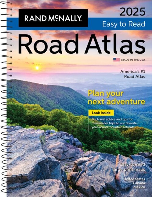 Billede af Road Atlas 2025 - Usa, Canada & Mexico - Rand Mcnally - English Book