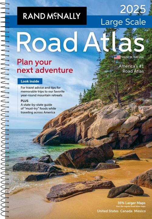 Billede af Rand Mcnally 2025 Large Scale Road Atlas - Rand Mcnally - English Book