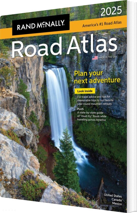 Billede af Road Atlas 2025 - Usa, Canada & Mexico - Folio - Rand Mcnally - English Book