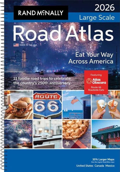 2026 Large Scale Road Atlas Usa - Rand Mcnally - English book