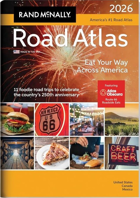 2026 Road Atlas Usa, Canada & Mexico (folio) - Rand Mcnally - English book