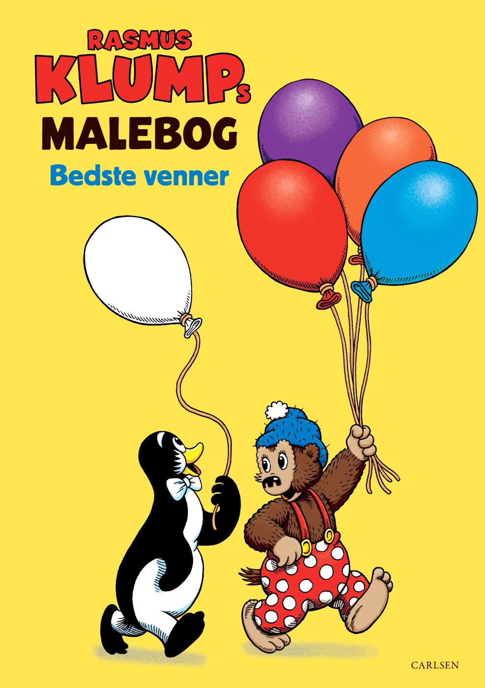 Rasmus Klumps Malebog - Bedste Venner - 6 Stk - Vilhelm Hansen - Bog