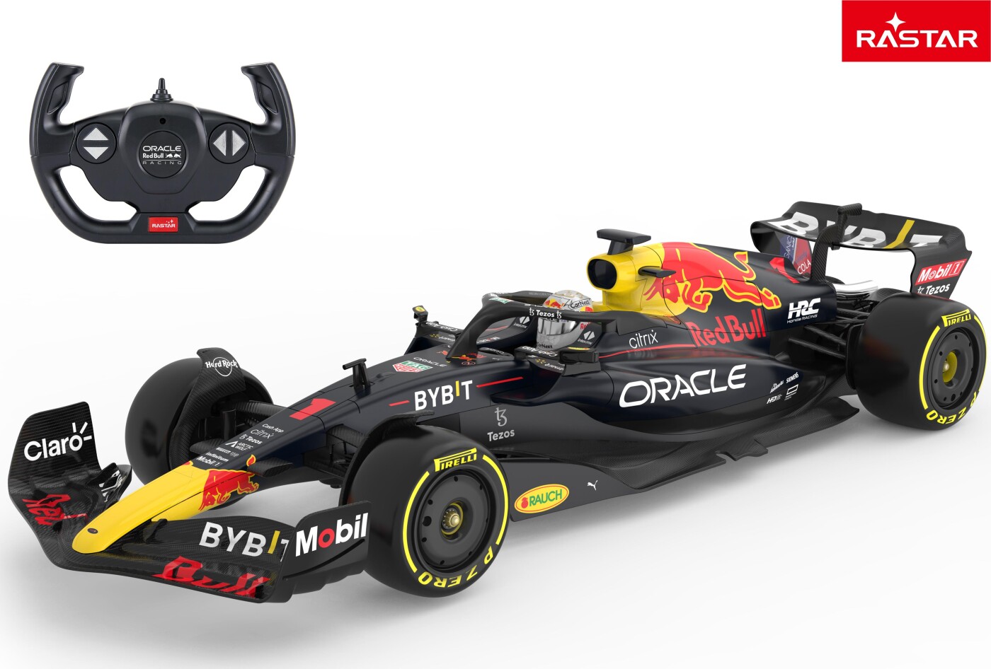 Rastar - Rc F1 Rb18 Oracle Red Bull Racing Fjernstyret Bil - 1:12