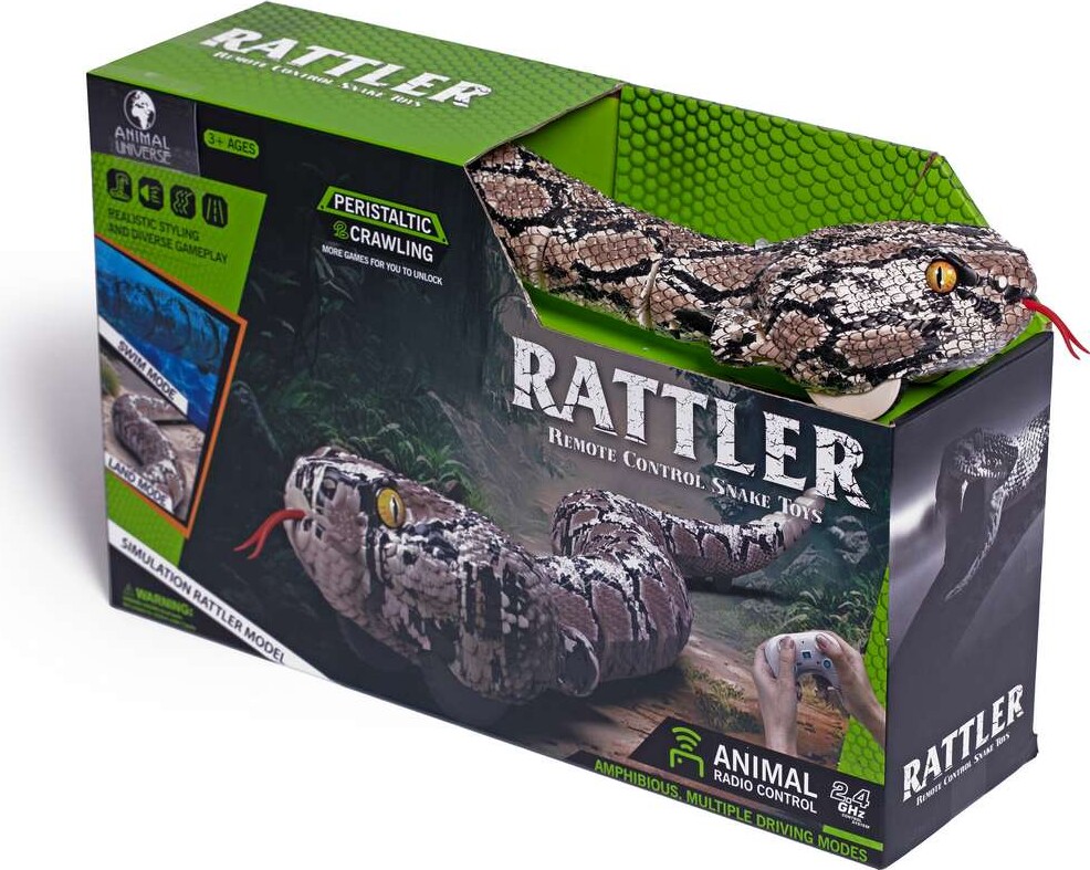 Rattler R/c W/light & Simulated Sound 2,4ghz, 65cm - Animal Universe