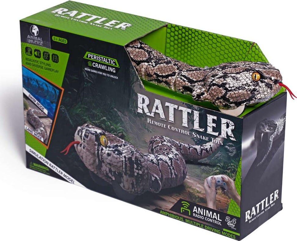 Rattler R/c W/light & Simulated Sound 2,4ghz, 65cm - Animal Universe