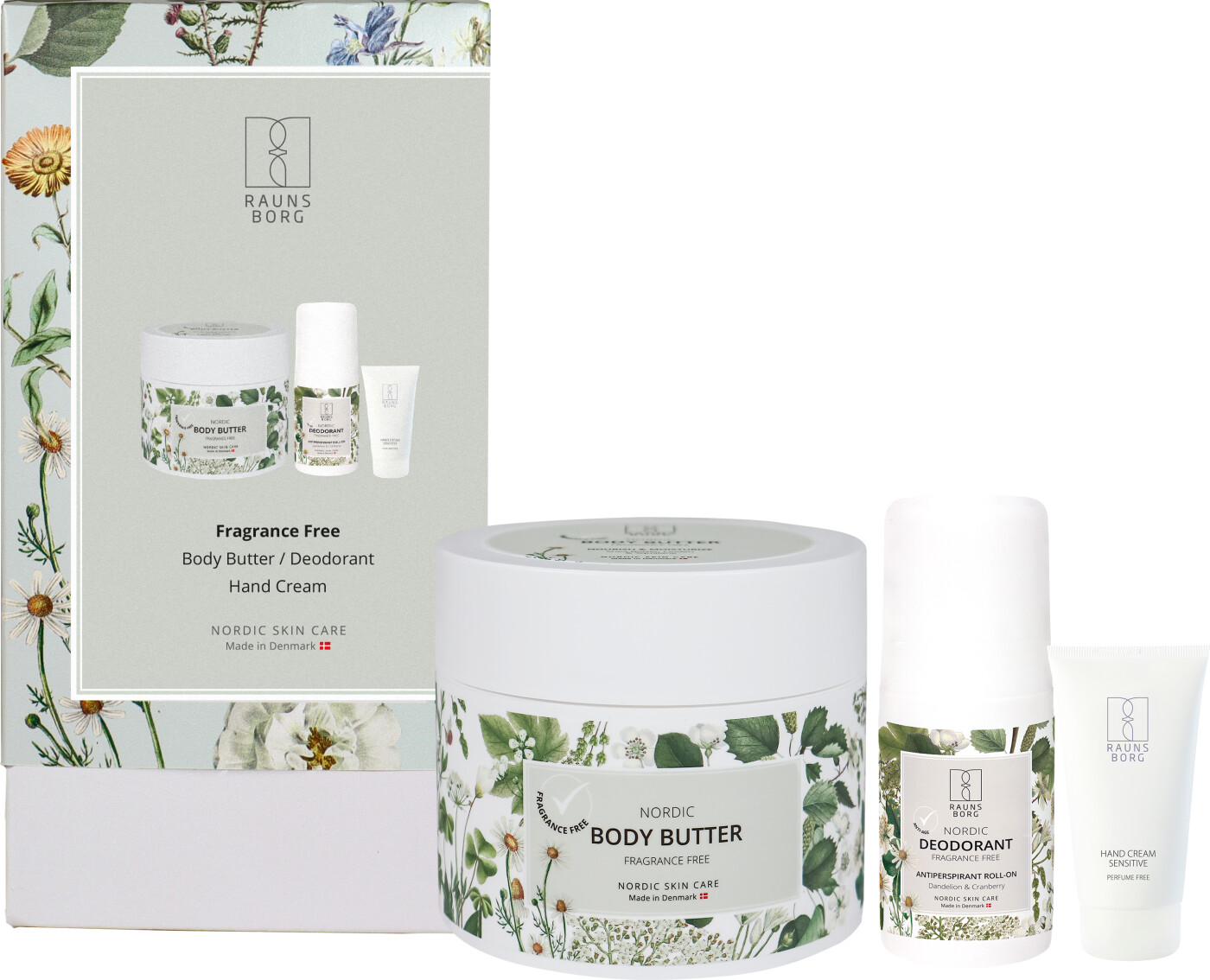 Raunsborg - Giftbox Hand & Body Care - Fragrance Free