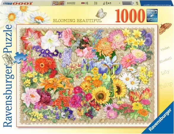 Ravensburger - Puslespil - Blooming Beautiful 1000 Brikker