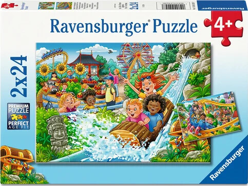 Ravensburger - Amusement Park Puzzles - 2x24 Brikker