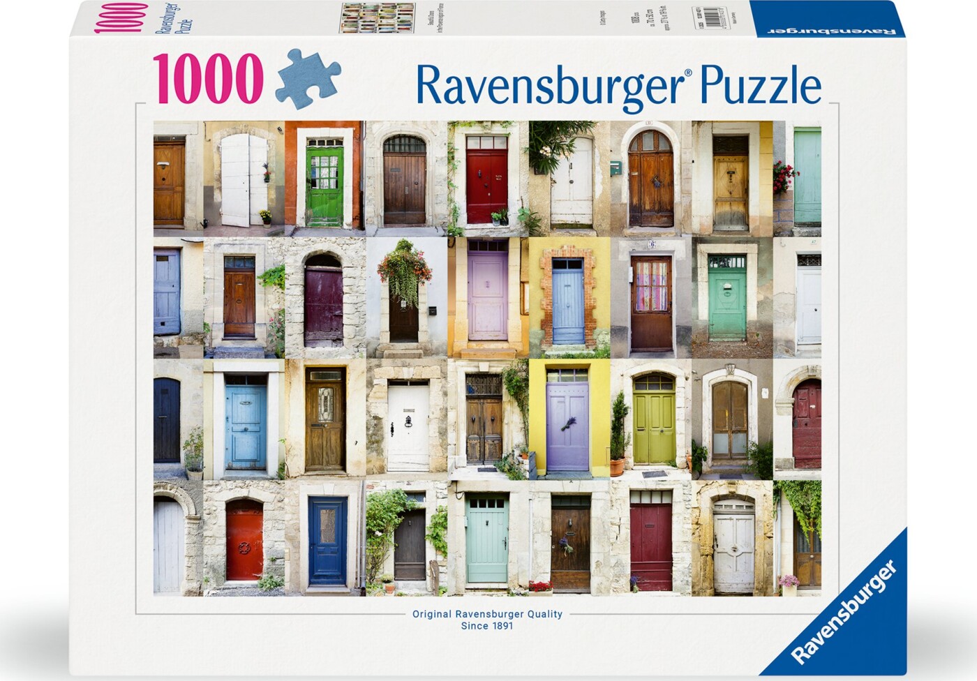 Ravensburger Puslespil - Smukke Døre I Provence - 1000 Brikker