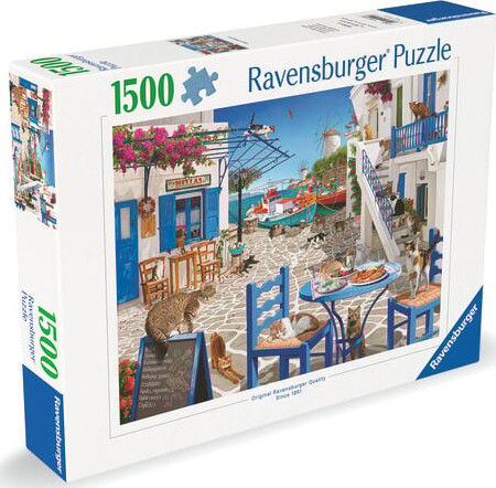 Ravensburger - Cats Of Mykonos - 1500 Brikker