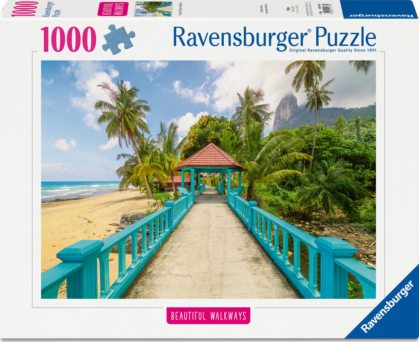 Ravensburger - Colorful Bridge In Malaysia Puzzle - 1000 Brikker