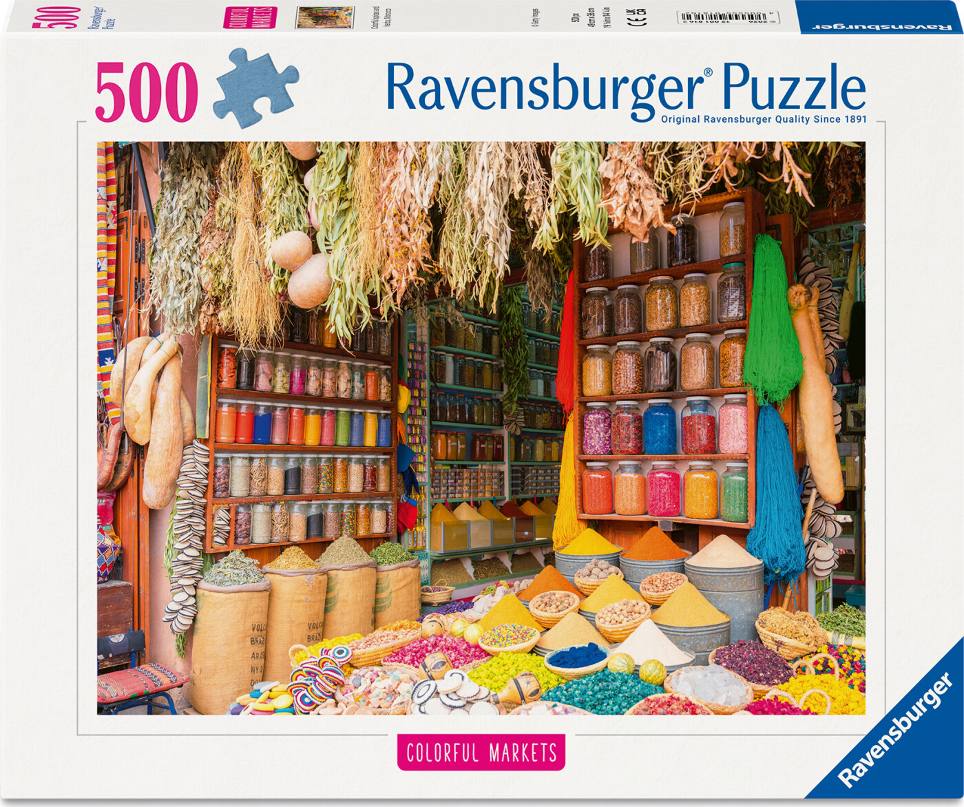 Ravensburger - Colorful Spices - Morocco Puslespil - 500 Brikker