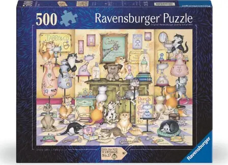 Ravensburger - Crazy Cats Taby & Co. 500 Brikker