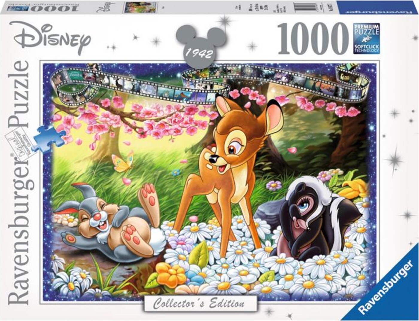 Disney Puslespil -  Bambi - Collectors Edition - 1000 Brikker - Ravensburger
