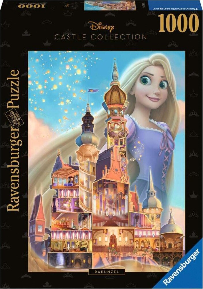 Se Disney Princess Puslespil - Rapunzel - Castle - 1000 Brikker - Ravensburger hos Gucca.dk