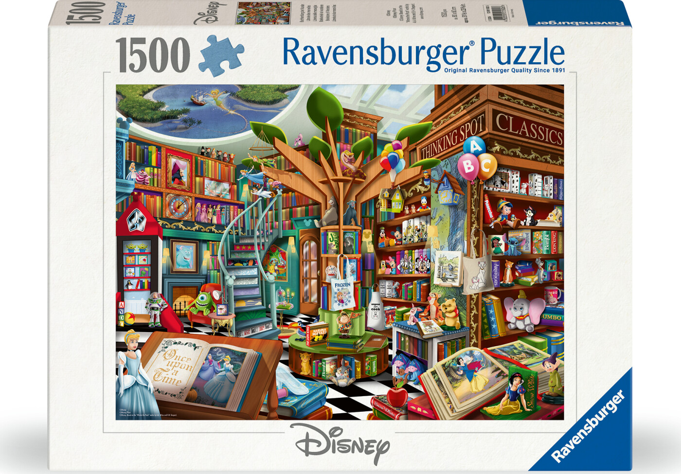 Ravensburger - Disney Story Book Puslespil - 1500 Brikker