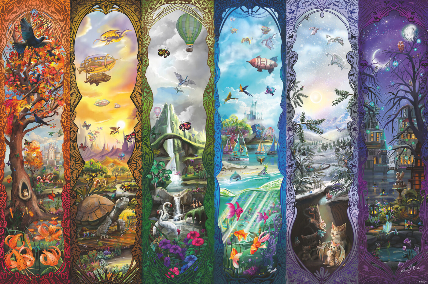 Ravensburger Puslespil - 7000 Brikker - Fantasy