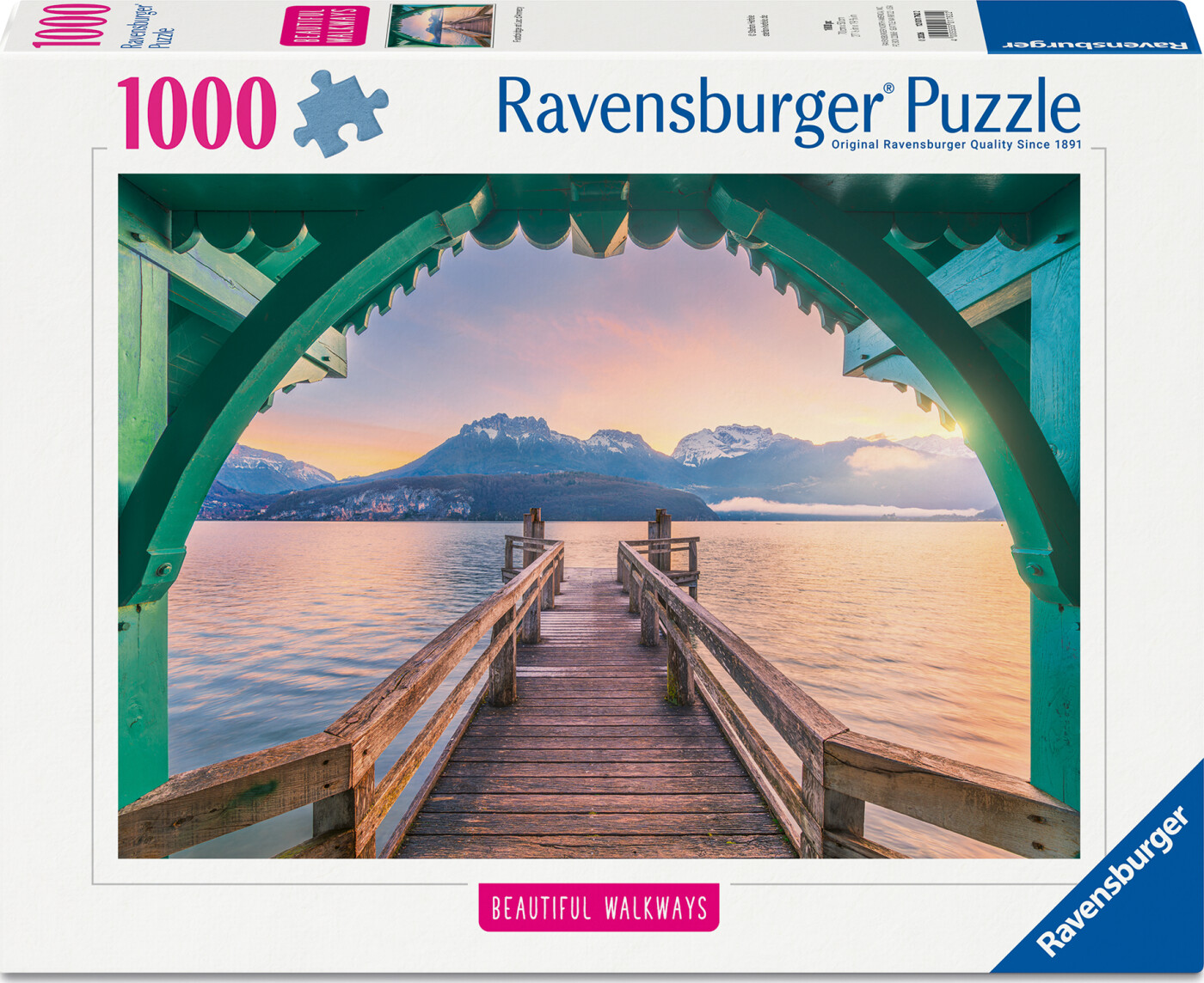 Ravensburger - Footbridge At Lac D'annecy Puzzle - 1000 Brikker