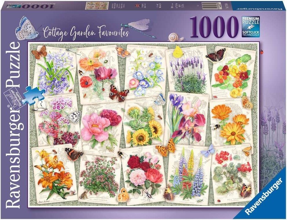 Ravensburger - Garden Flowers 1000p - (10217485)