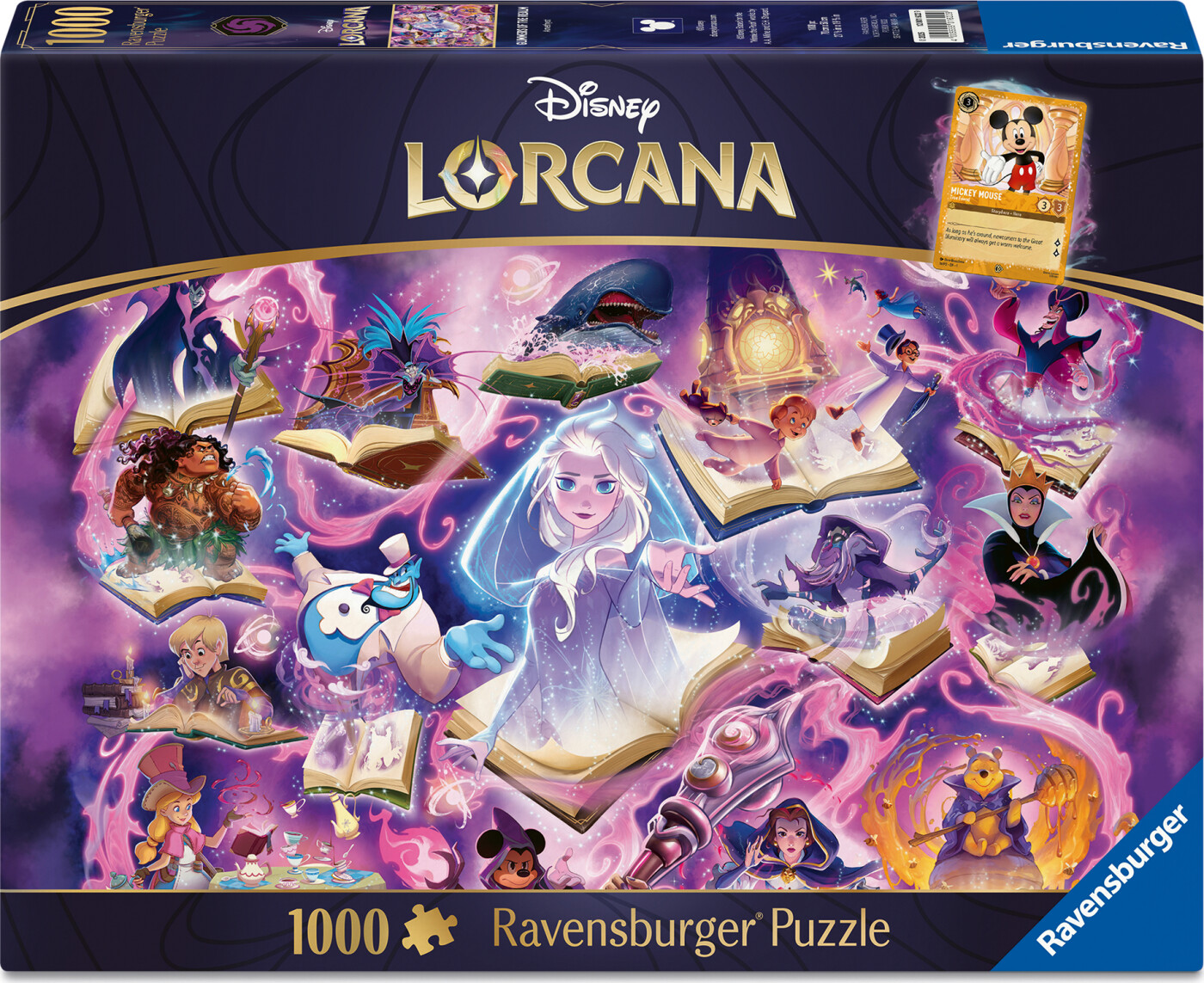 Ravensburger Puslespil - 1000 Brikker - Disney Lorcana - Amethyst