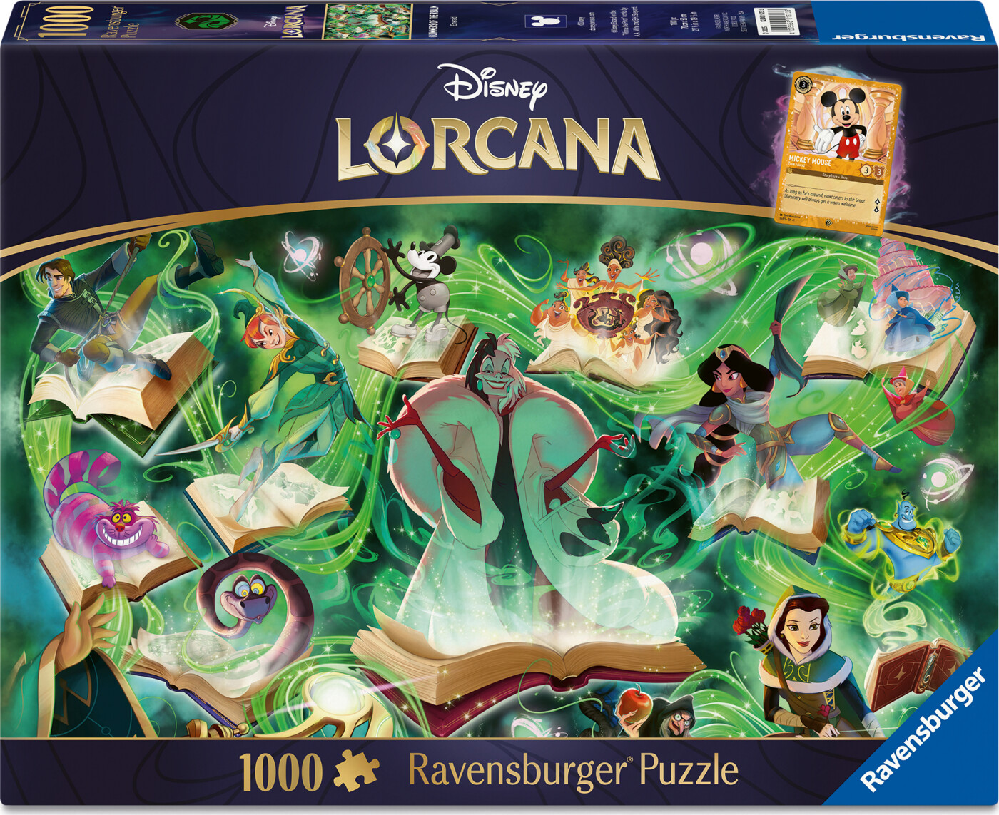 Ravensburger Puslespil - 1000 Brikker - Emerald 1000p