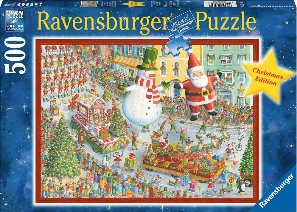 Se Ravensburger Puslespil - Christmas Edition - 500 Brikker hos Gucca.dk