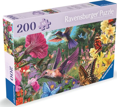 Ravensburger - Hummingbirds & Butterflies - 200 Brikker