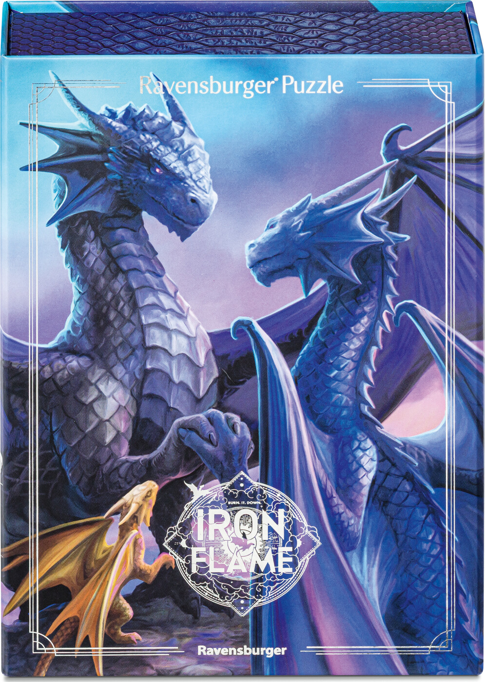 Ravensburger - Iron Flame Puzzle - 500 Brikker - Drage Puslespil