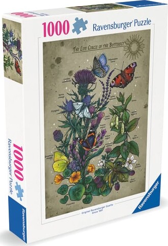 Ravensburger - Lifecircle Butterfly - 1000 Brikker