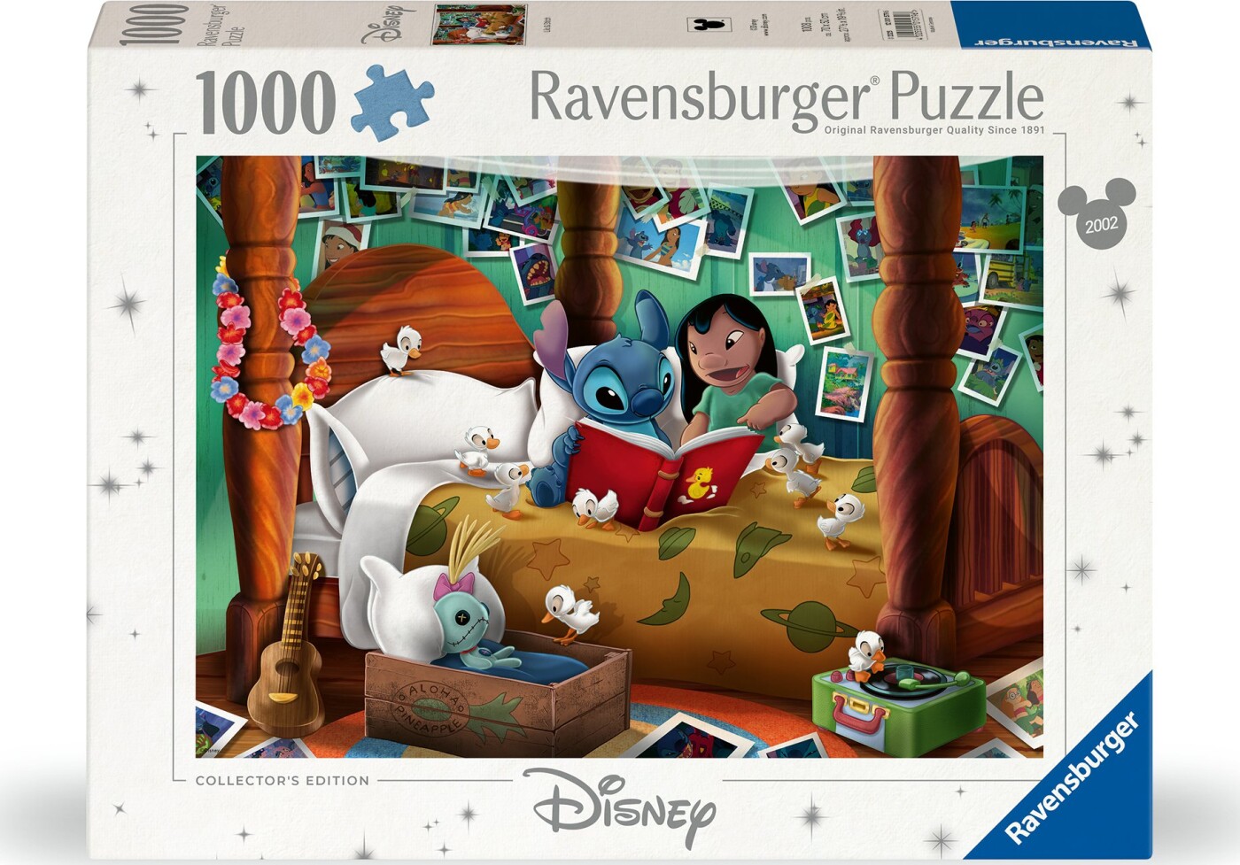 Ravensburger Puslespil - 1000 Brikker - Disney Lilo & Stitch