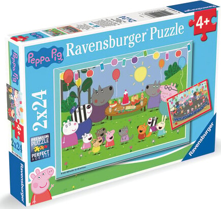 Ravensburger - Peppa Pig 2x24 Brikker