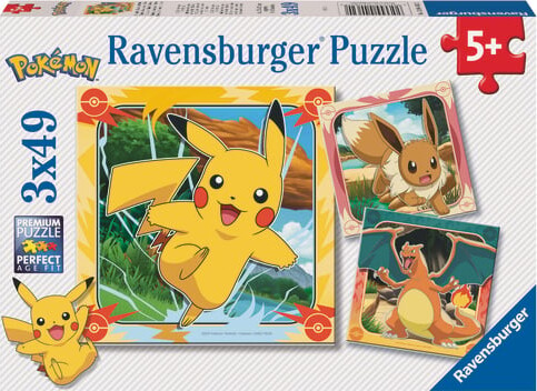 Ravensburger - Pokémon 3x49 Brikker