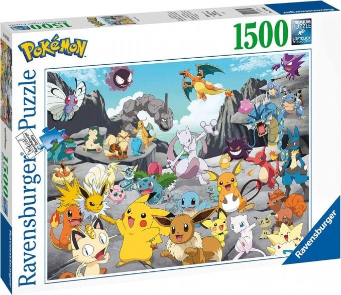 Billede af Pokémon Puslespil - 1500 Brikker - Ravensburger hos Gucca.dk