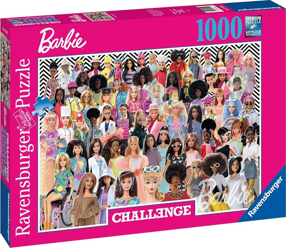 Billede af Barbie Puslespil - Challenge - 1000 Brikker - Ravensburger hos Gucca.dk