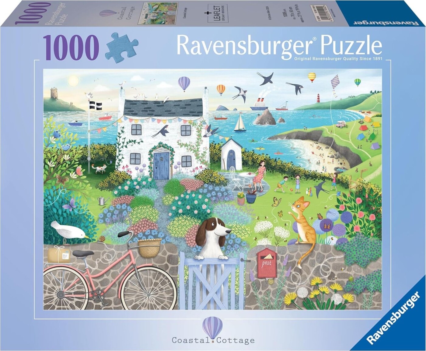 Ravensburger - Puslespil - Coastal Cottage 1000 Brikker