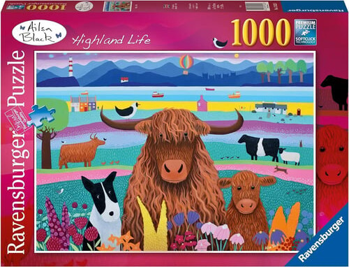 Ravensburger Puslespil - Highland Life - 1000 Brikker