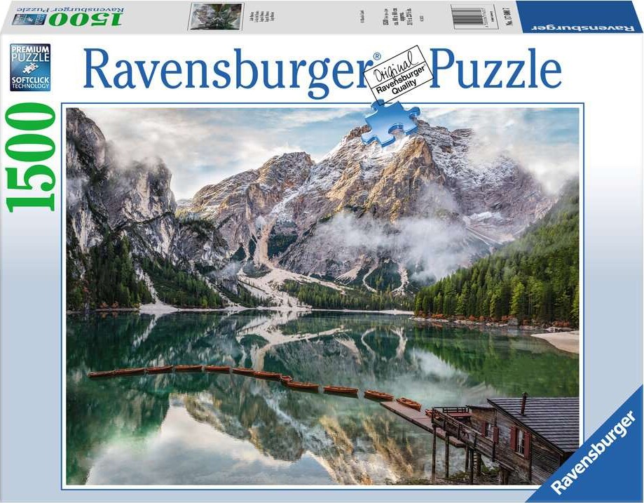 Billede af Ravensburger Puslespil - Lake Braies - 1500 Brikker