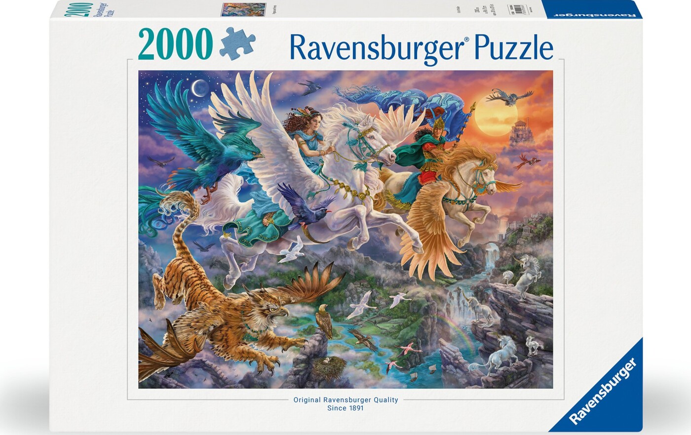 Ravensburger - Puslespil Pegasus And Friends 2000 Brikker