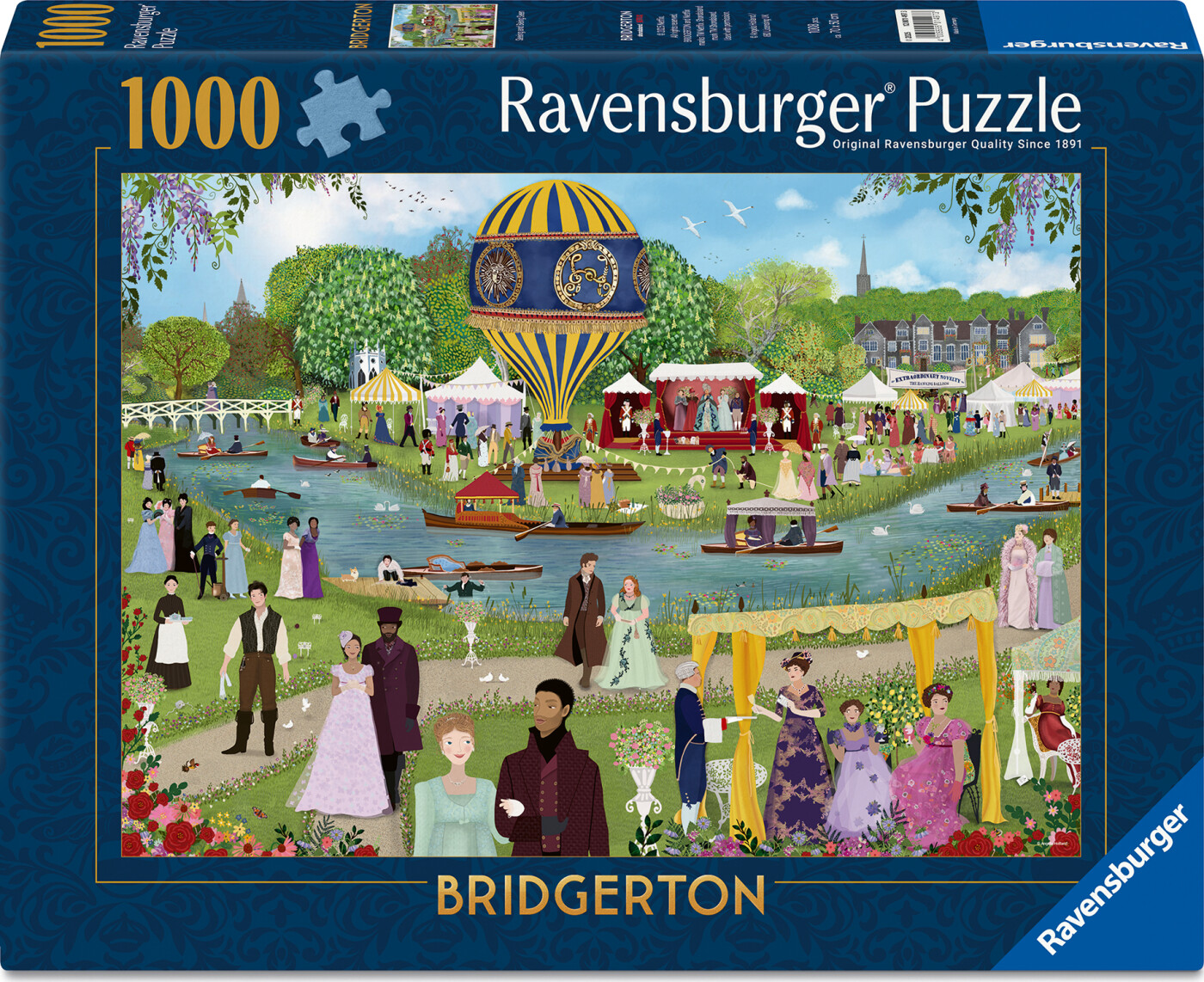 Ravensburger Puslespil - 1000 Brikker - Bridgerton