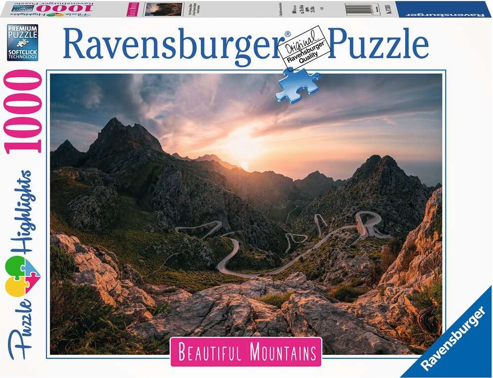Billede af Ravensburger Puslespil - 1000 Brikker - Serra De Tramuntana Bjerge I Mallorca