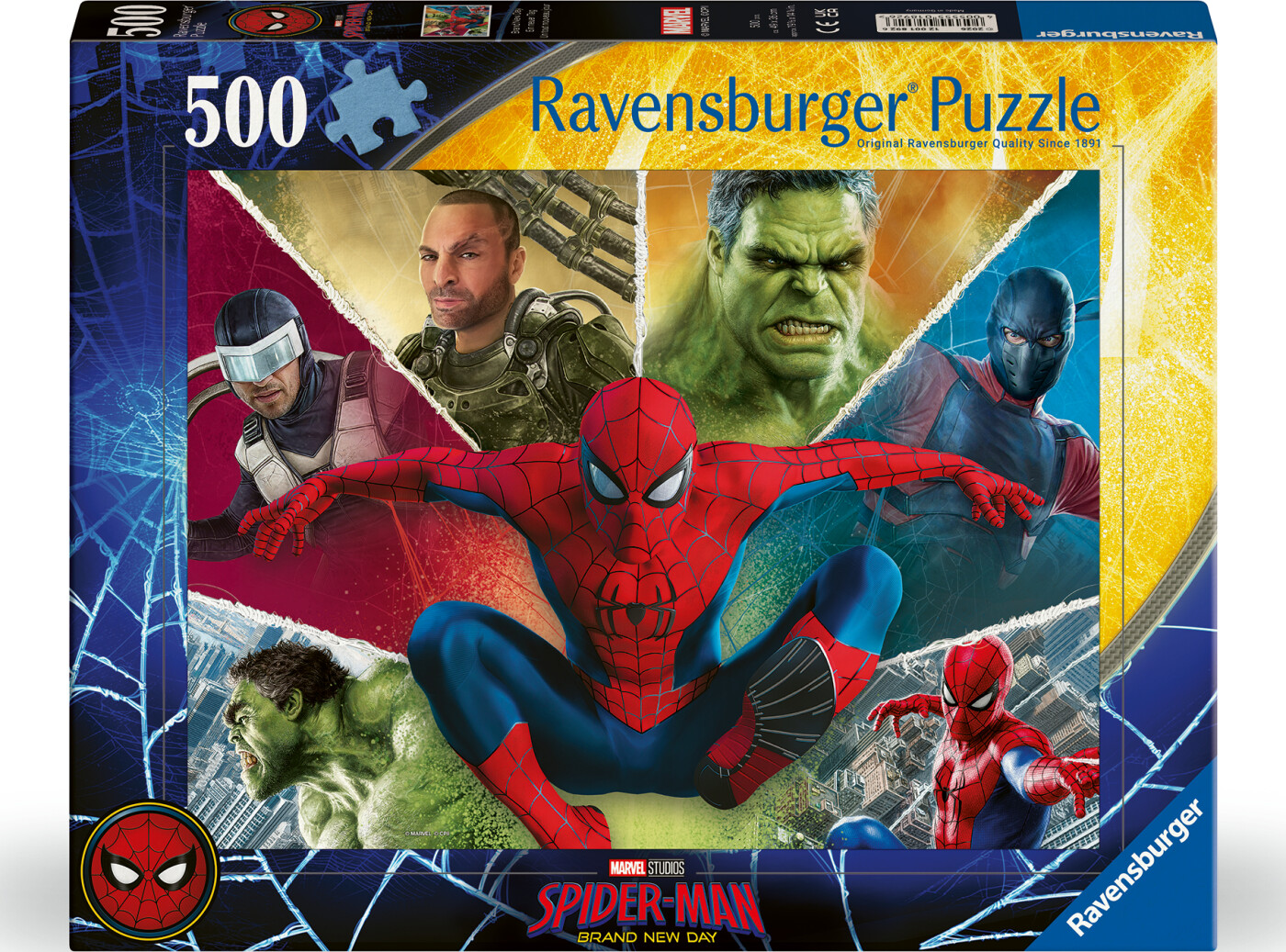 Ravensburger - Spider-man Brand New Day Puzzle - 500 Brikker