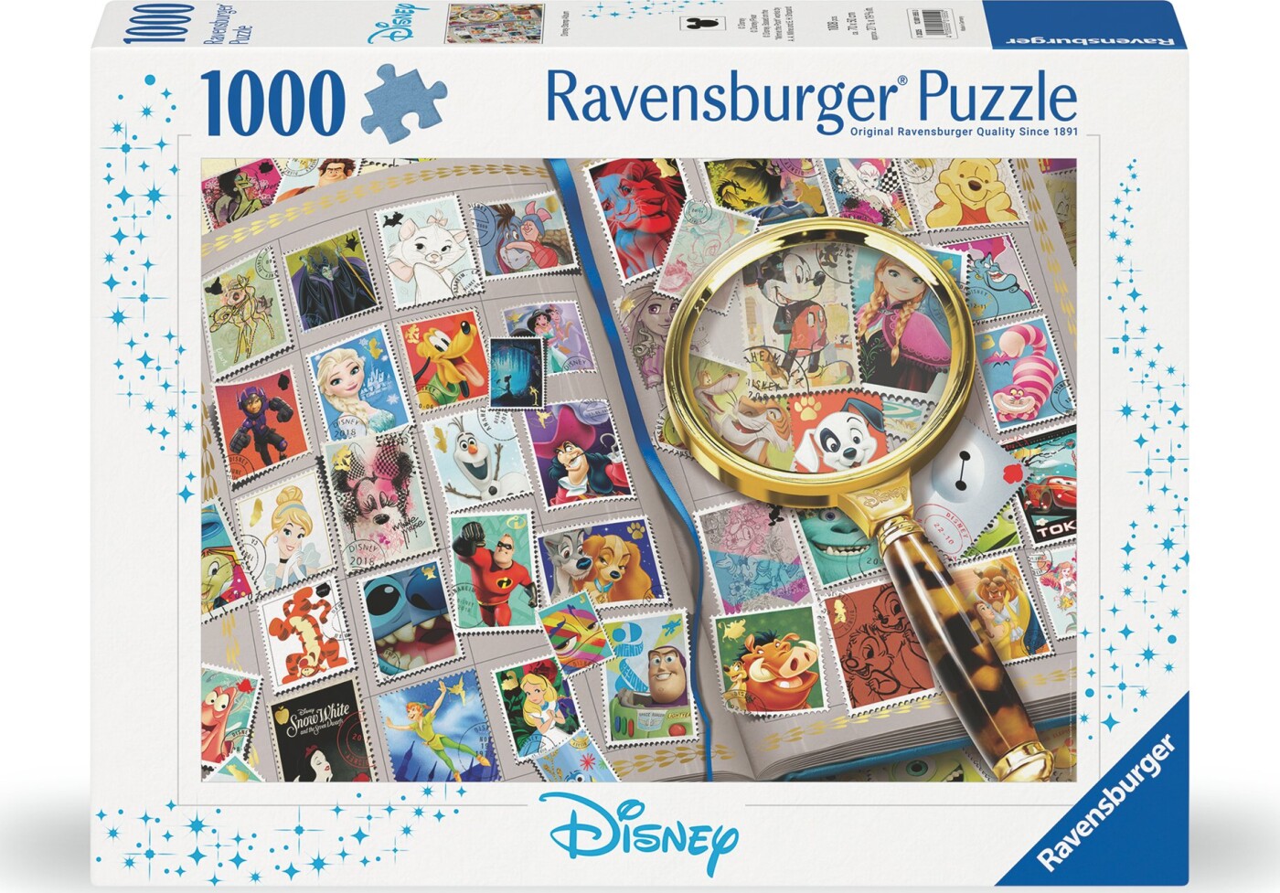 Ravensburger Puslespil - 1000 Brikker - Frimærkesamling