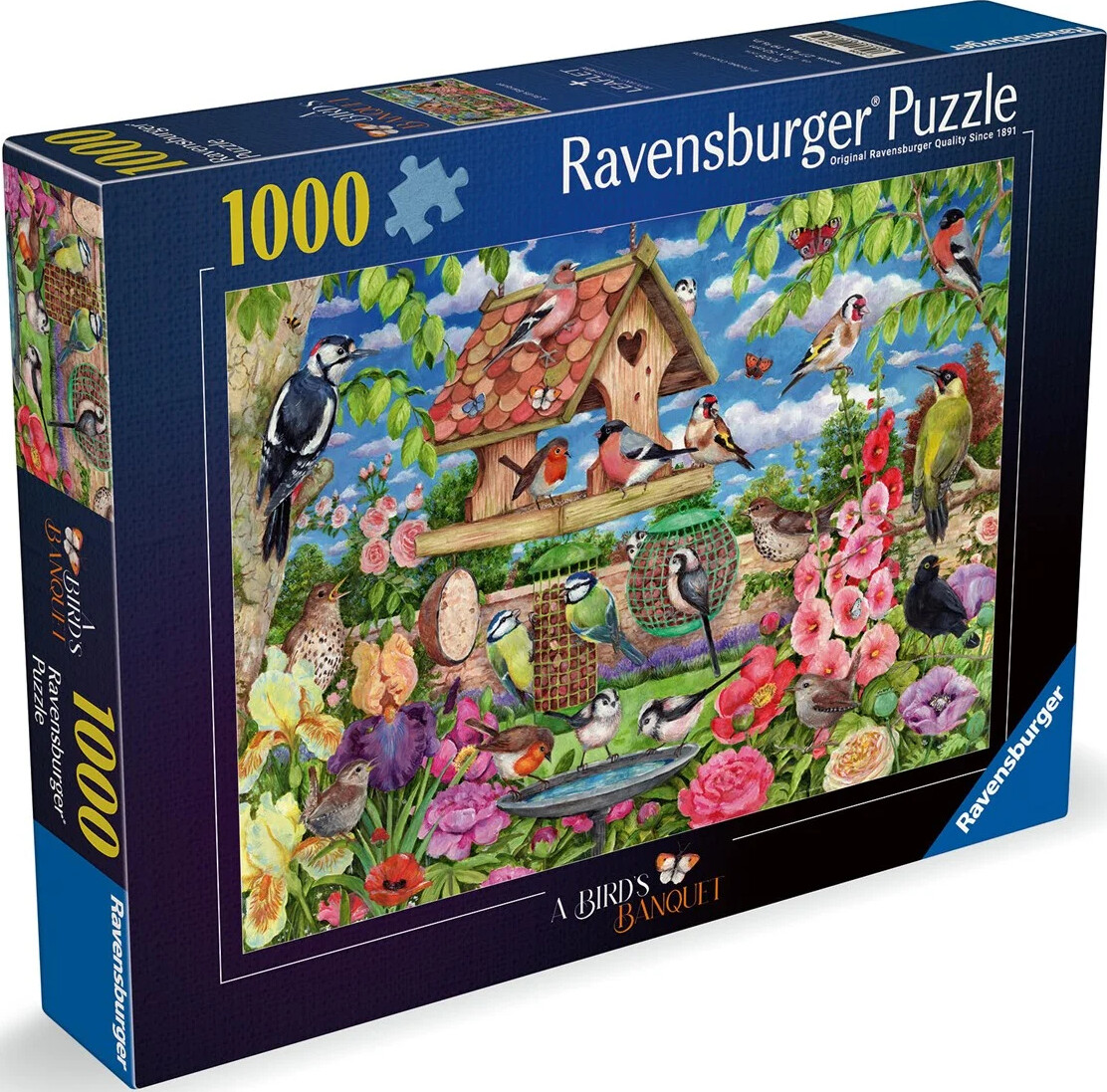 Ravensburger - The Bird Table Puzzle - 1000 Brikker - Puslespil