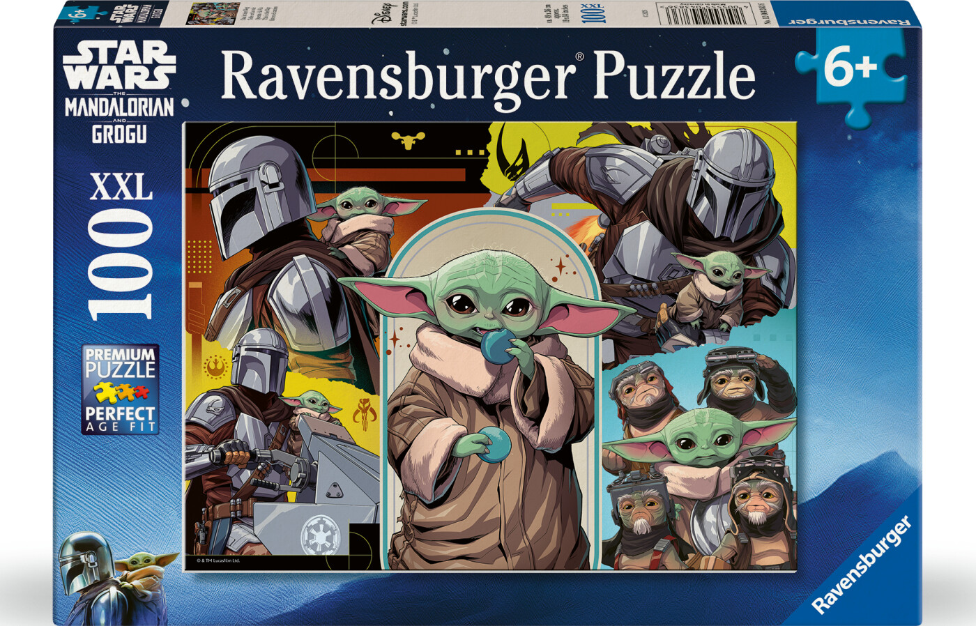 Ravensburger - The Mandalorian & Grogu Puzzle - 100 Brikker