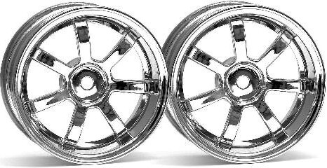 Rays Gram Lights 57s-pro Wheel Chrome (6mm Offset) - Hp3317 - Hpi Racing