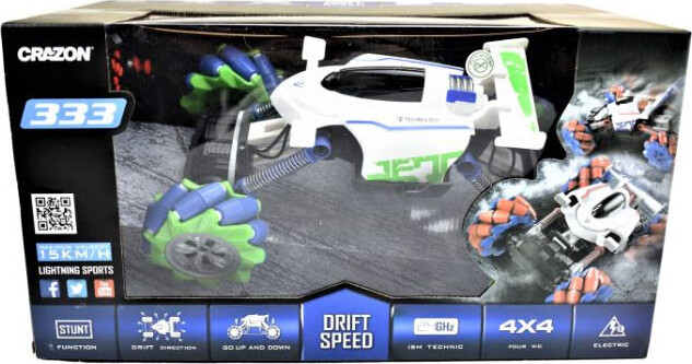 R / C Fjernstyret Bil Med Drift Funktion 1:14 - 15 Km / T - Assorterede Farver Rød Eller Grøn